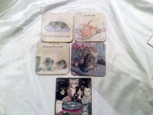 Cat placemats + misc. - Very decorative and pratical